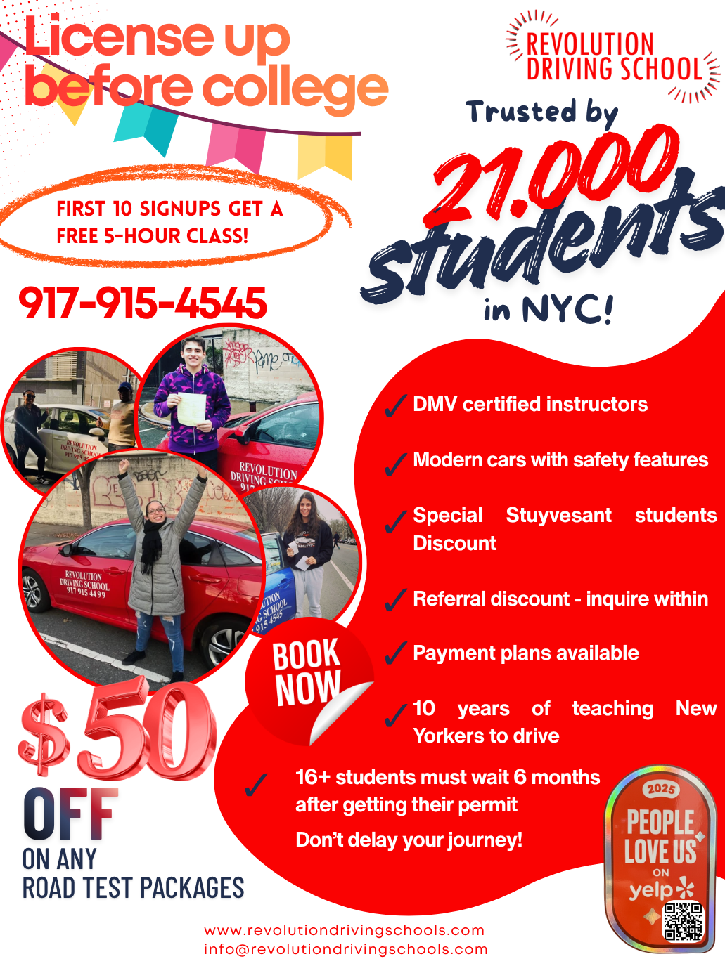 Revolution Driving ad